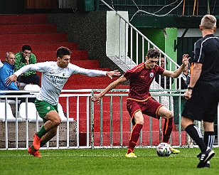 FC Hlinsko vs FK Náchod 2 - 1 FORTUNA Divize C, röčník 2021/2022, 8. kolo