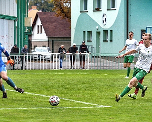 FC Hlinsko vs FK Náchod 2 - 1 FORTUNA Divize C, röčník 2021/2022, 8. kolo