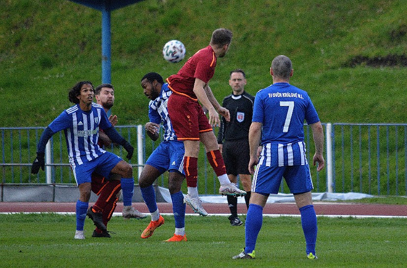 TJ Dvůr Královí nad Labem vs FK Náchod 0-2 FORTUNA Divize C, sezóna 2022/2023, 22. kolo