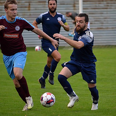 AFK Hronov vs FK Náchod B 1-2 JAKO 1. B třída mužů, sk. B, 9. kolo, ročník 2023-2024