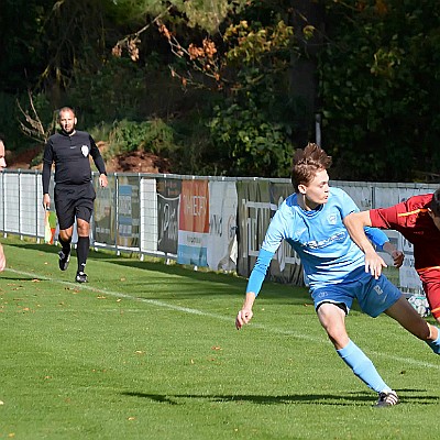 FK Chlumec n. Cidlinou vs FK Náchod 1-3 VOTROK Krajský přebor, 11. kolo, ročník 2023-2024