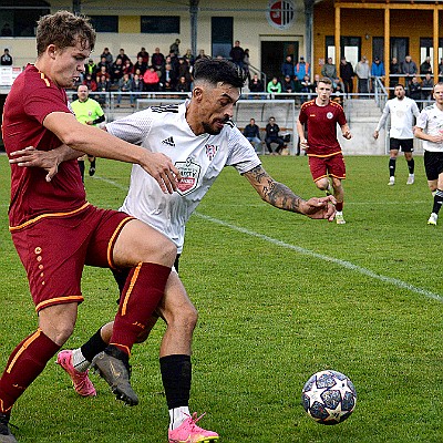 SK Červený Kostelec vs FK Náchod 0-3 VOTROK Krajský přeboe mužů, 13. kolo, ročník 2023-2024