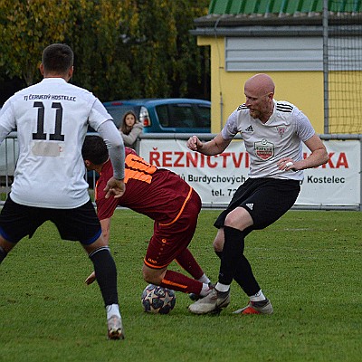 SK Červený Kostelec vs FK Náchod 0-3 VOTROK Krajský přeboe mužů, 13. kolo, ročník 2023-2024