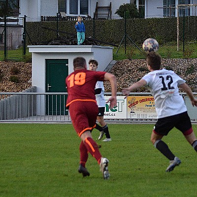 SK Červený Kostelec vs FK Náchod 0-3 VOTROK Krajský přeboe mužů, 13. kolo, ročník 2023-2024