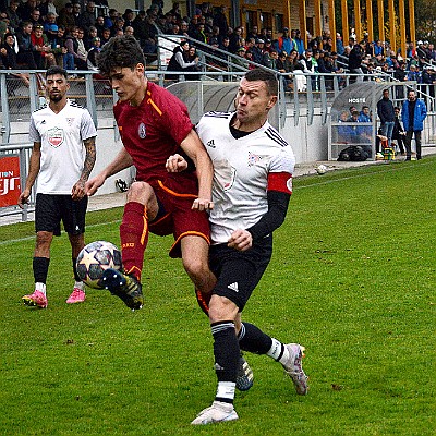 SK Červený Kostelec vs FK Náchod 0-3 VOTROK Krajský přeboe mužů, 13. kolo, ročník 2023-2024