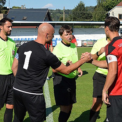 FK Náchod vs SK Červený Kostelec 1-0 5. liga, ročník 2024/2025, 1. kolo