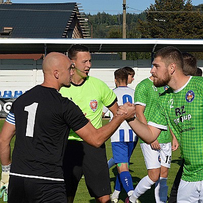 FK Náchod vs TJ Sokol Železnice 3-1 5. česká fotbalová liga, ročník 2024/2025, 7. kolo