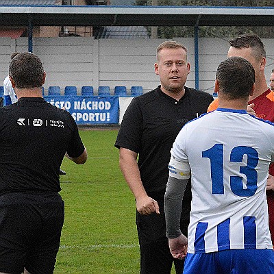 FK Náchod B vs FC České Meziříčí 3-1 7. česká fotbalová liga, sk. B, ročník 2024/2025, 9. kolo