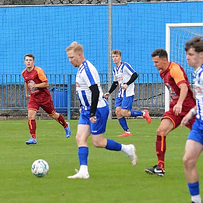 FK Náchod B vs FC České Meziříčí 3-1 7. česká fotbalová liga, sk. B, ročník 2024/2025, 9. kolo