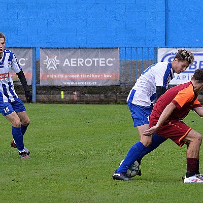 FK Náchod B vs FC České Meziříčí 3-1 7. česká fotbalová liga, sk. B, ročník 2024/2025, 9. kolo