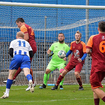 FK Náchod B vs FC České Meziříčí 3-1 7. česká fotbalová liga, sk. B, ročník 2024/2025, 9. kolo