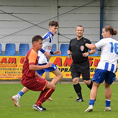 FK Náchod B vs FC České Meziříčí 3-1 7. česká fotbalová liga, sk. B, ročník 2024/2025, 9. kolo