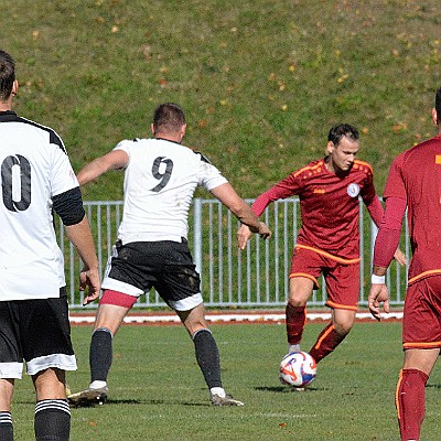 FC Spartak Rychnov nad Kněžnou vs FK Náchod 4-4 7. česká fotbalová liga, sk. B, ročník 2024/2025, 10. kolo