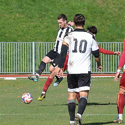 FC Spartak Rychnov nad Kněžnou vs FK Náchod 4-4 7. česká fotbalová liga, sk. B, ročník 2024/2025, 10. kolo