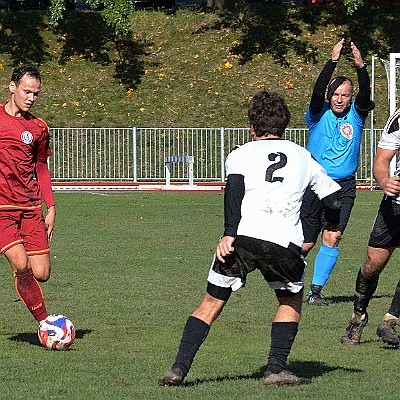 FC Spartak Rychnov nad Kněžnou vs FK Náchod 4-4 7. česká fotbalová liga, sk. B, ročník 2024/2025, 10. kolo