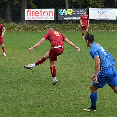 SK Libčany vs FK Náchod 0-2 5. česká fotbalová liga, ročník 2024/2025, 12. kolo