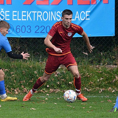 SK Libčany vs FK Náchod 0-2 5. česká fotbalová liga, ročník 2024/2025, 12. kolo