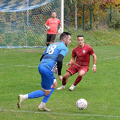 SK Libčany vs FK Náchod 0-2 5. česká fotbalová liga, ročník 2024/2025, 12. kolo