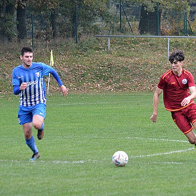 SK Libčany vs FK Náchod 0-2 5. česká fotbalová liga, ročník 2024/2025, 12. kolo