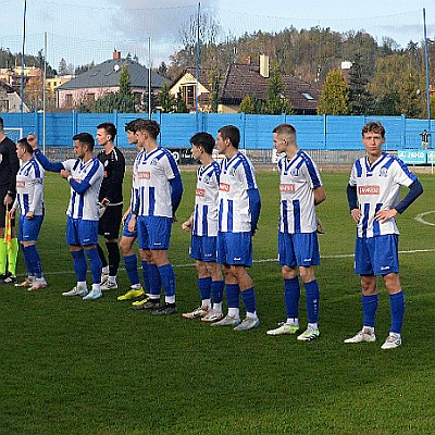 FK Náchod vs SK Jičínv2-0 5. česká fotbalová liga, ročník 2024/2025, 13. kolo