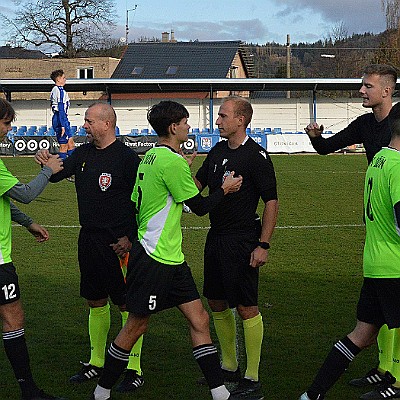 FK Náchod vs SK Jičínv2-0 5. česká fotbalová liga, ročník 2024/2025, 13. kolo