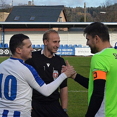 FK Náchod vs SK Jičínv2-0 5. česká fotbalová liga, ročník 2024/2025, 13. kolo