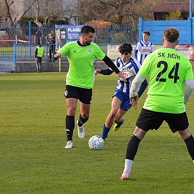 FK Náchod vs SK Jičínv2-0 5. česká fotbalová liga, ročník 2024/2025, 13. kolo