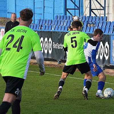 FK Náchod vs SK Jičínv2-0 5. česká fotbalová liga, ročník 2024/2025, 13. kolo