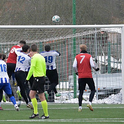FK Náchod vs FC Slavia Hradec Králové 2-2 Přípravné utkání na jarní část sezóny 2024-2025
