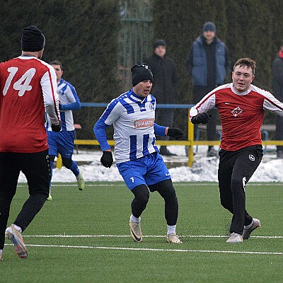 FK Náchod vs FC Slavia Hradec Králové 2-2 Přípravné utkání na jarní část sezóny 2024-2025