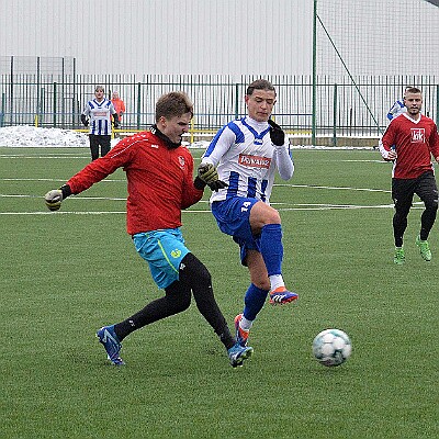 FK Náchod vs FC Slavia Hradec Králové 2-2 Přípravné utkání na jarní část sezóny 2024-2025