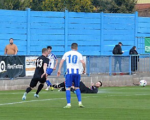 FK Náchod vs TJ Sokol Třebeš 6:0 5. česká fotbalová liga, ročník 2024/2025, 21. kolo