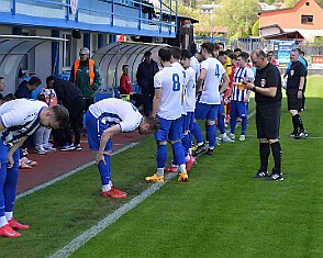 FK Náchod vs FK Jaroměř 3-0 5. česká fotbalová liga, ročník 2024/2025, 23. kolo