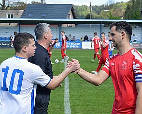FK Náchod vs FK Jaroměř 3-0 5. česká fotbalová liga, ročník 2024/2025, 23. kolo