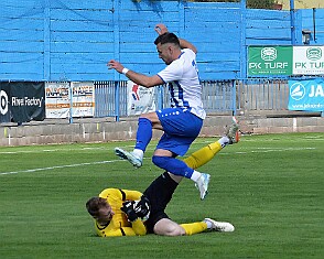 FK Náchod vs FK Jaroměř 3-0 5. česká fotbalová liga, ročník 2024/2025, 23. kolo
