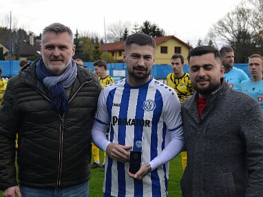 Předání ceny za nejhezčí gól měsíce září ČFL - Roman Čáp