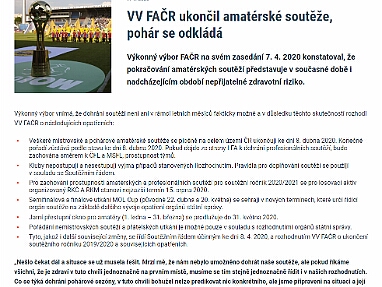 Rok 2020 - A všichni jsme tomu věřili (jen někteří měli pochybnosti a mezi těmi jsem byl i já)